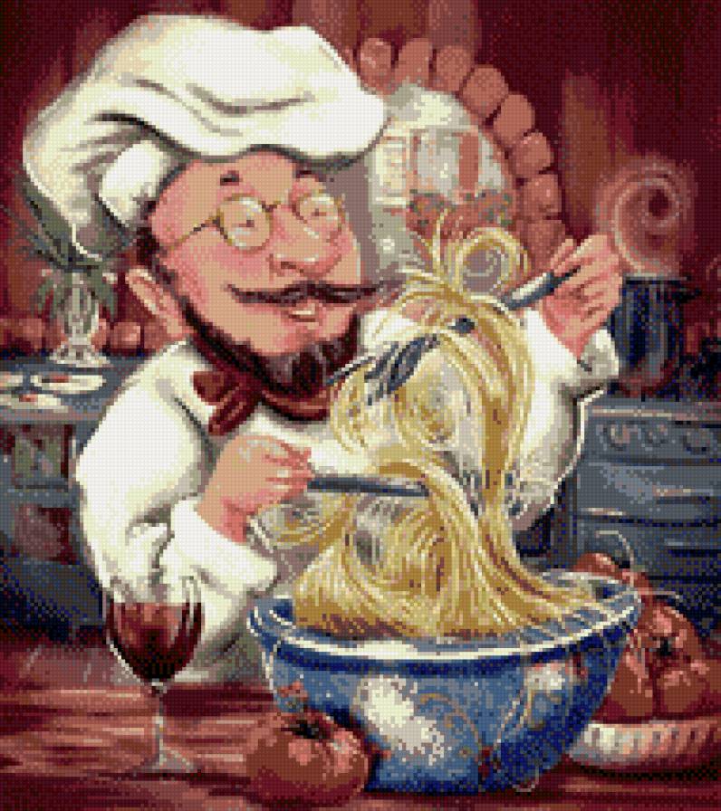 повар паста - кухня, повар - предпросмотр