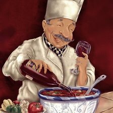 Схема вышивки «повар»