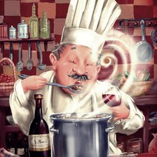 Схема вышивки «повар»