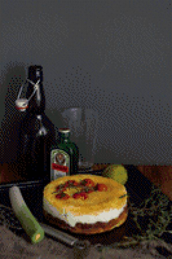 Киш с томатами - овощи, кухня, натюрморт, еда - предпросмотр