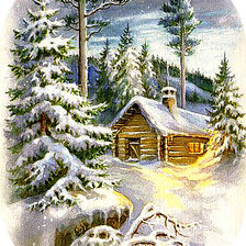 Схема вышивки «Серия "Зимние пейзажи"»