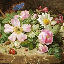 Схема вышивки «Скромненький букет»