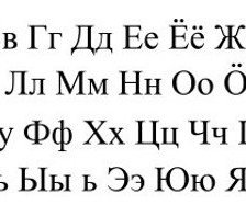 Схема вышивки «алфавит»