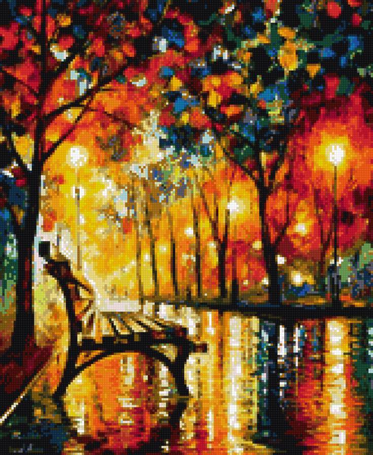 Одиночество осени Афремов - яркая, афремов, осень - предпросмотр