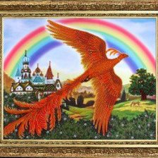 Схема вышивки «Птица счастья»