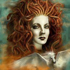 Схема вышивки «Медуза»