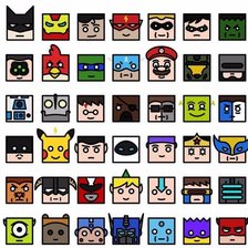 Схема вышивки «Иконки»