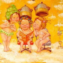 Схема вышивки «детки в салоне»