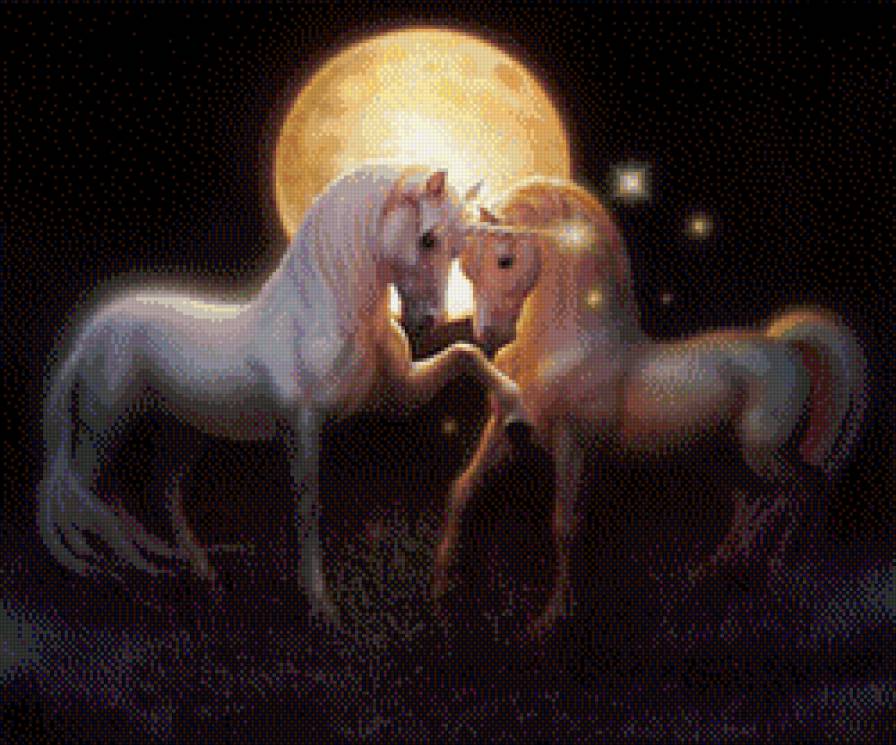 парочка единорогов - предпросмотр