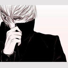 Схема вышивки «парень аниме»