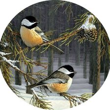 Схема вышивки «парочка»