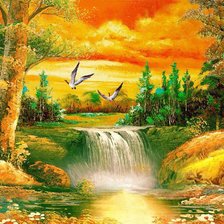 Схема вышивки «сказочные картины художников-1(5)»