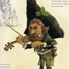 Схема вышивки «гном»