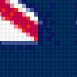 Предпросмотр схемы вышивки «флаг австралии» (№995298)