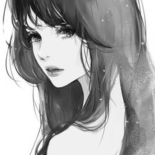 Схема вышивки «Взгляд»