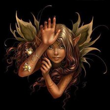 Схема вышивки «нимфа»