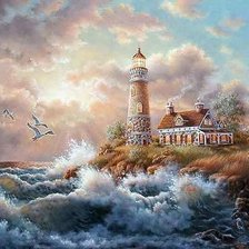 Схема вышивки «маяк»