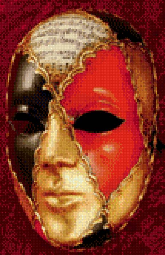 Венецианская маска Вольто - венецианская маска, маска, вольто - предпросмотр