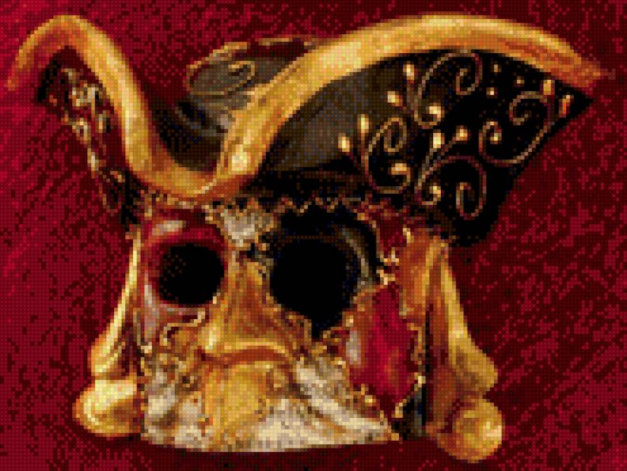 Венецианская маска Капитано - капитано, маска, венецианская маска - предпросмотр