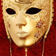 Схема вышивки «Венецианская маска Луна»