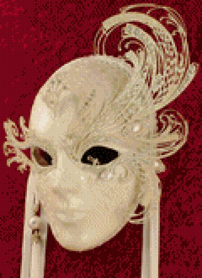 Венецианская маска Чинья - венецианская маска, маска, чинья - предпросмотр