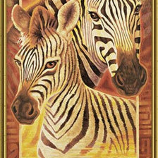 Схема вышивки «в мире животных»