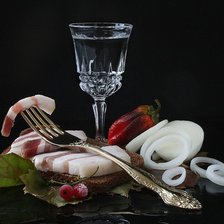 Схема вышивки «рюмка водки»