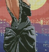 Схема вышивки «ласкава нощ»