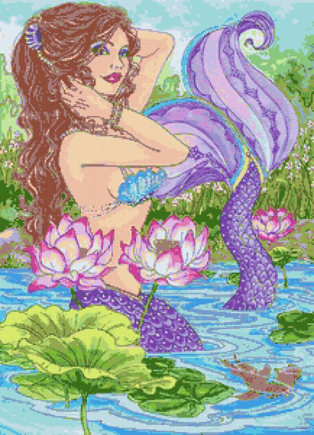 В мире сказки - сказка, фентази, девушка, русалка - предпросмотр