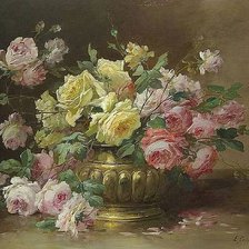 Схема вышивки «розы»