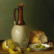 Схема вышивки «натюрморт с оливками»