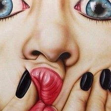 Схема вышивки «Девочка»