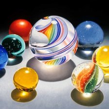 Схема вышивки «Цветное стекло. Шарики.»