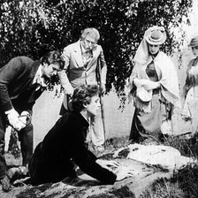 Схема вышивки «Слепой музыкант-1»