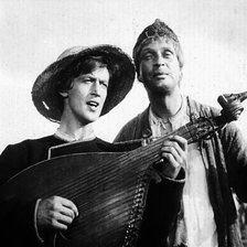 Схема вышивки «Слепой музыкант-2»