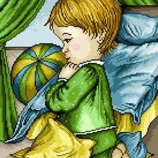 Схема вышивки «modlitwa chlopca»