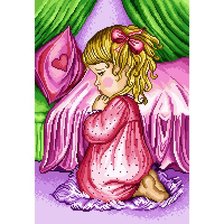 Схема вышивки «modlitwa dziewczynki»