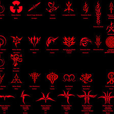 Схема вышивки «Метки»