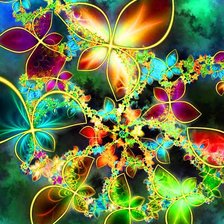 Схема вышивки «Бабочки»