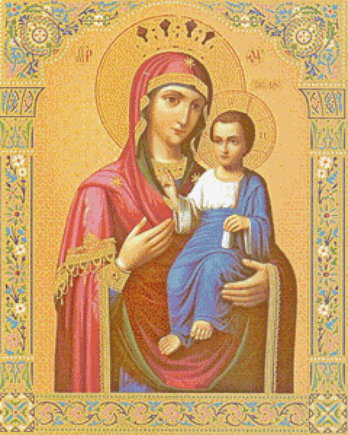 Икона Иварской Божьей Матери - икона иварской божьей матери - предпросмотр