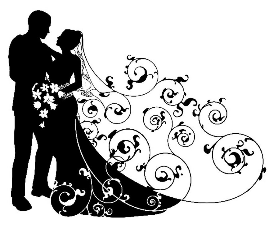 Молодожены - невеста, совет_да_любовь, свадьба, жених, пара - оригинал