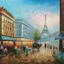 Схема вышивки «Париж»