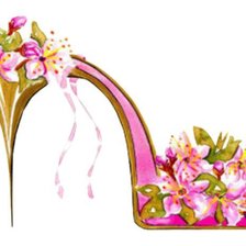 Схема вышивки «Туфелька2»