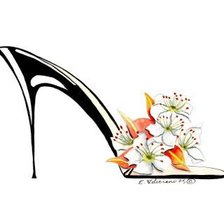 Схема вышивки «Туфелька18»