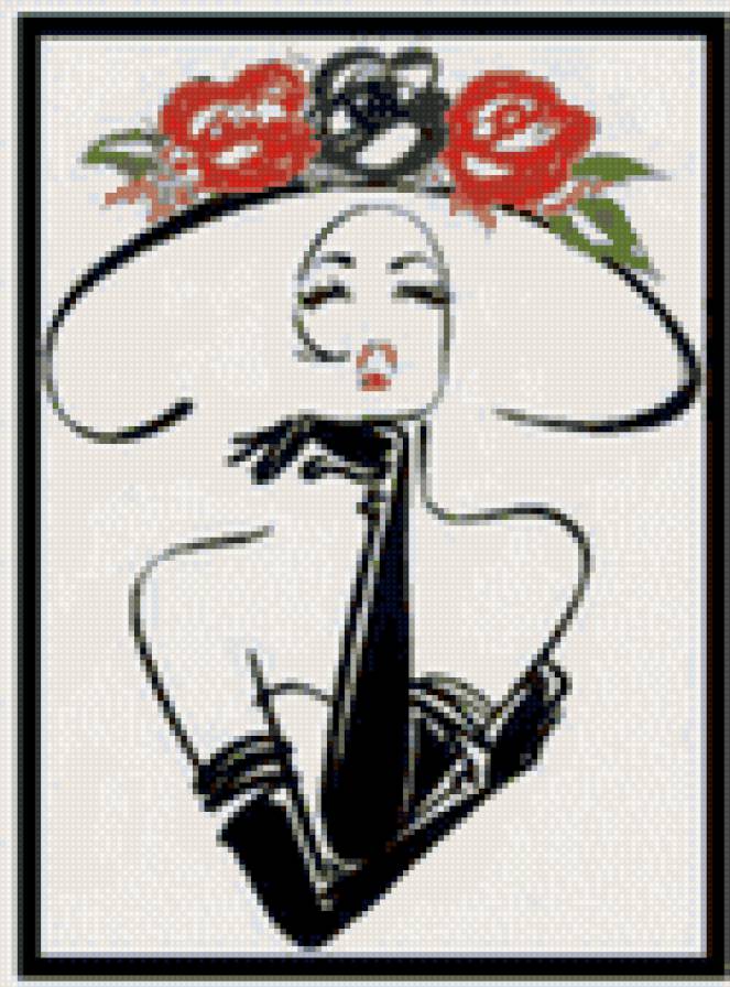 девушка в шляпе - люди - предпросмотр