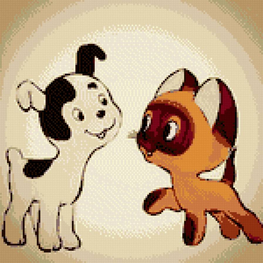 Котёнок Гав - котенок гав, котенок гав и его друг, гав - предпросмотр