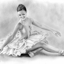 Схема вышивки «Балерина»