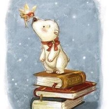 Схема вышивки «мишутка и фея»