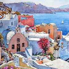 Схема вышивки «Художник Пантелис Зографос»