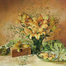 Схема вышивки «натюрморт»